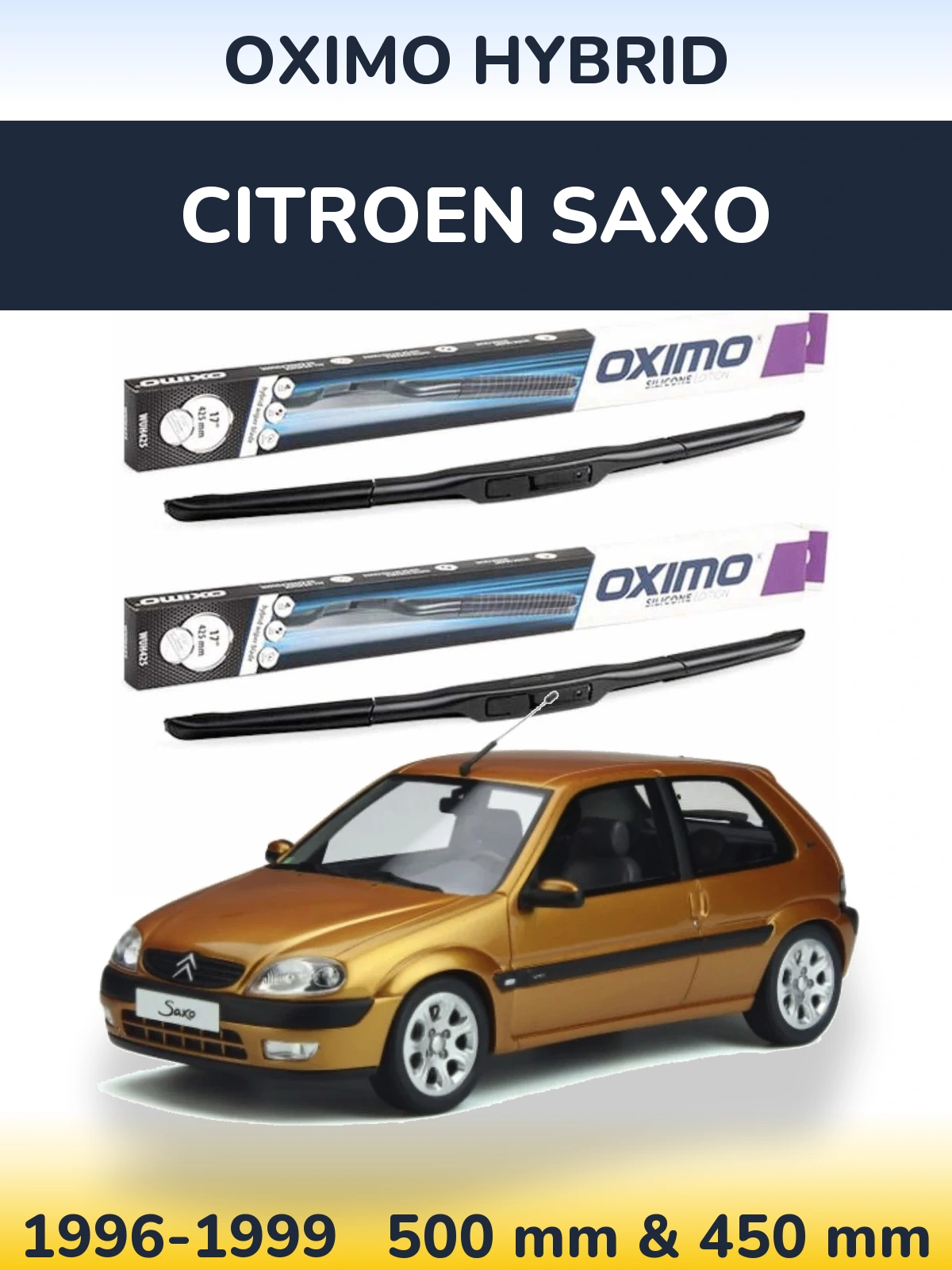 Ștergătoare Oximo Hybrid pentru Citroen Saxo