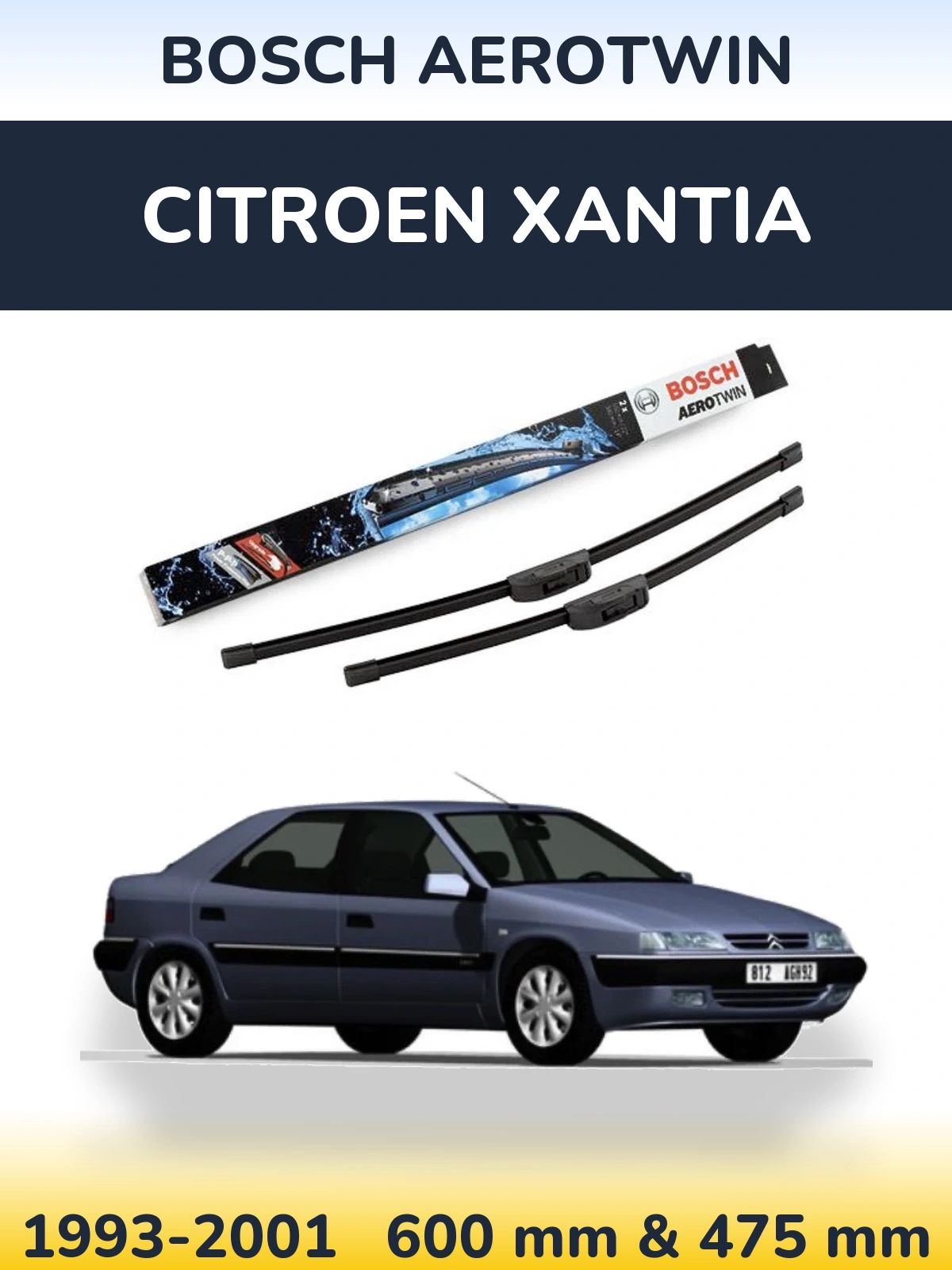 Ștergătoare BOSCH AeroTwin pentru Citroen Xantia