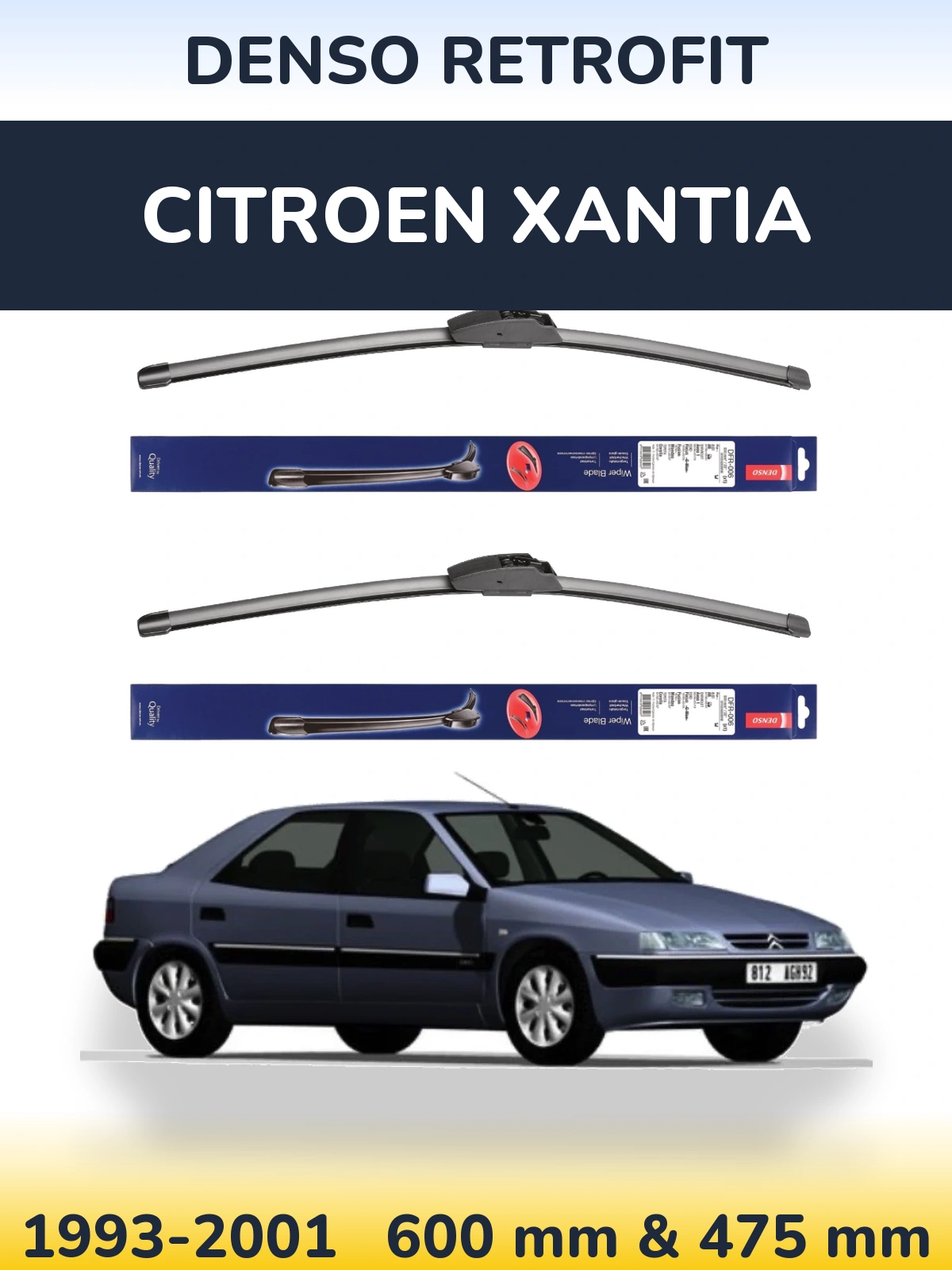 Ștergătoare Denso Retrofit pentru Citroen Xantia