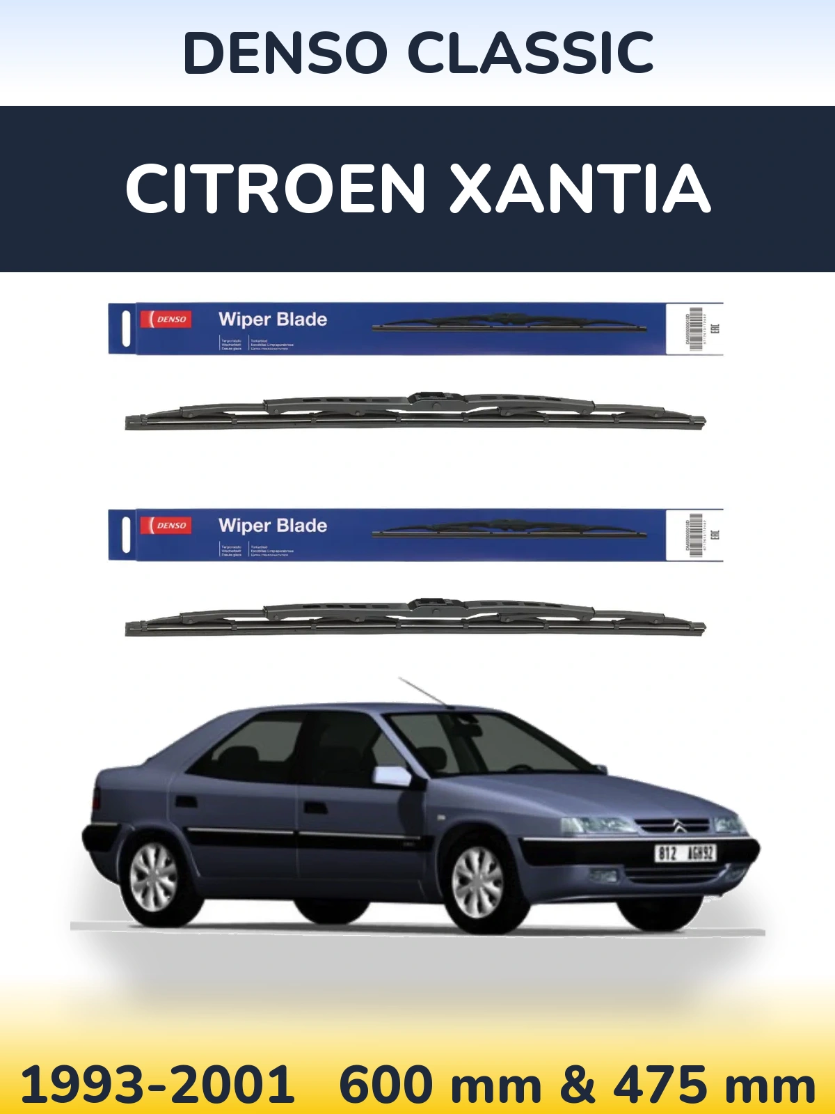 Ștergătoare Denso Classic pentru Citroen Xantia