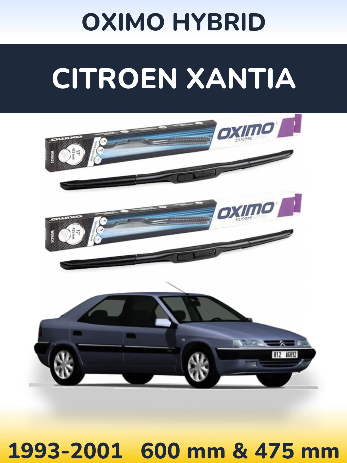 Ștergătoare Oximo Hybrid pentru Citroen Xantia