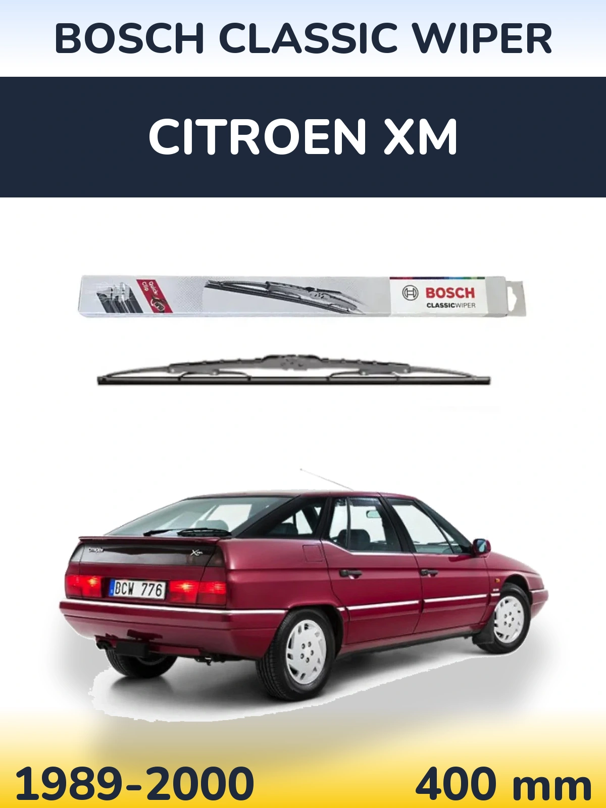 Ștergătoare BOSCH Classic Wiper pentru Citroen XM