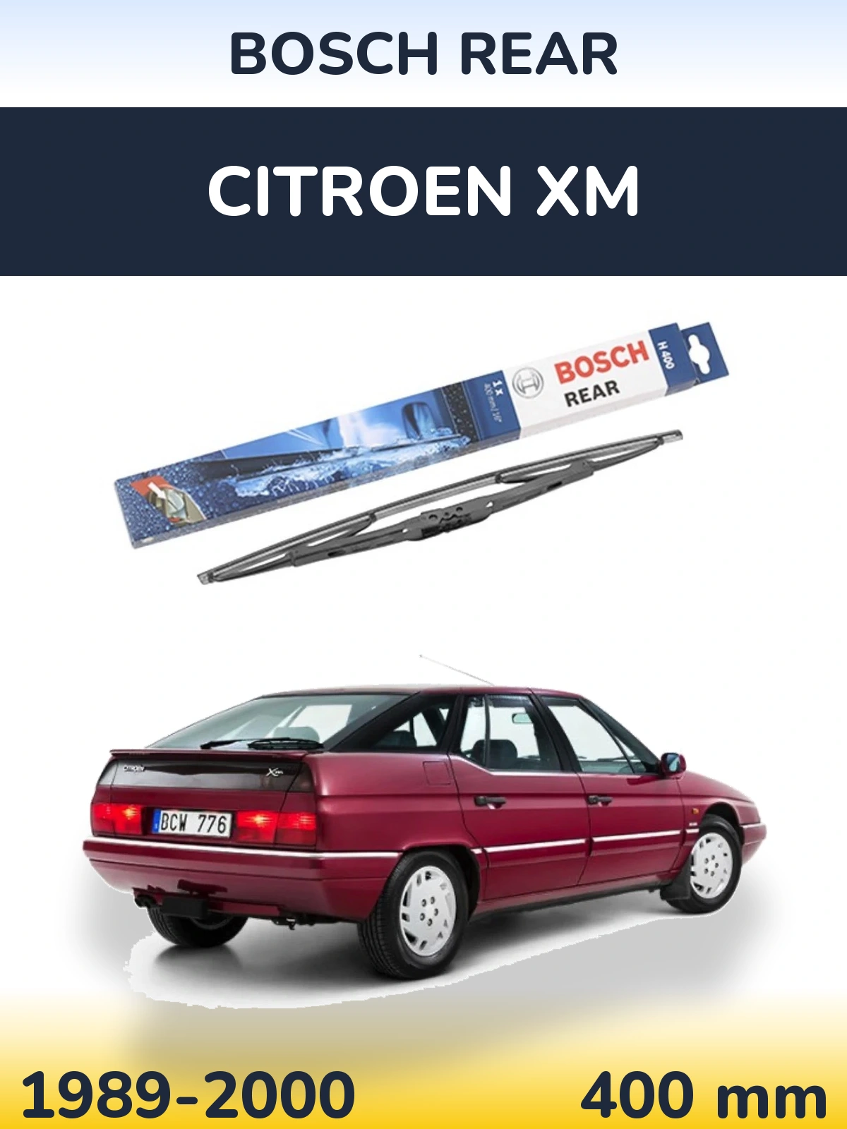 Ștergătoare BOSCH Rear pentru Citroen XM