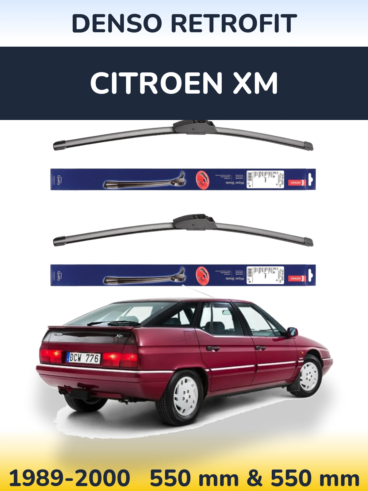 Ștergătoare Denso Retrofit pentru Citroen XM