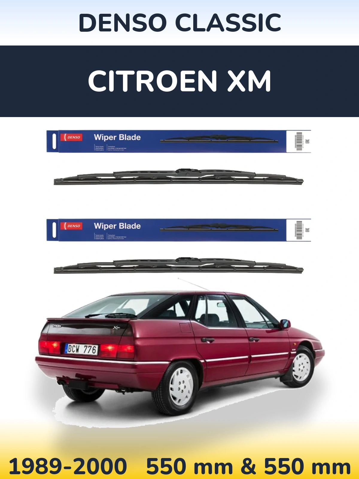 Ștergătoare Denso Classic pentru Citroen XM