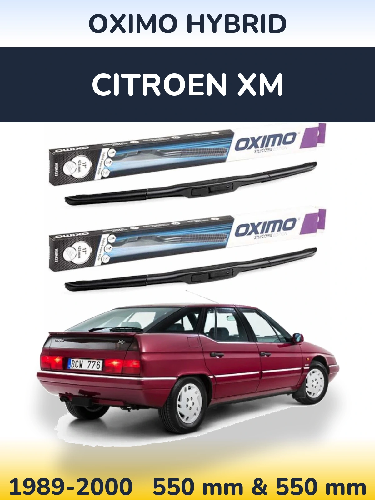 Ștergătoare Oximo Hybrid pentru Citroen XM