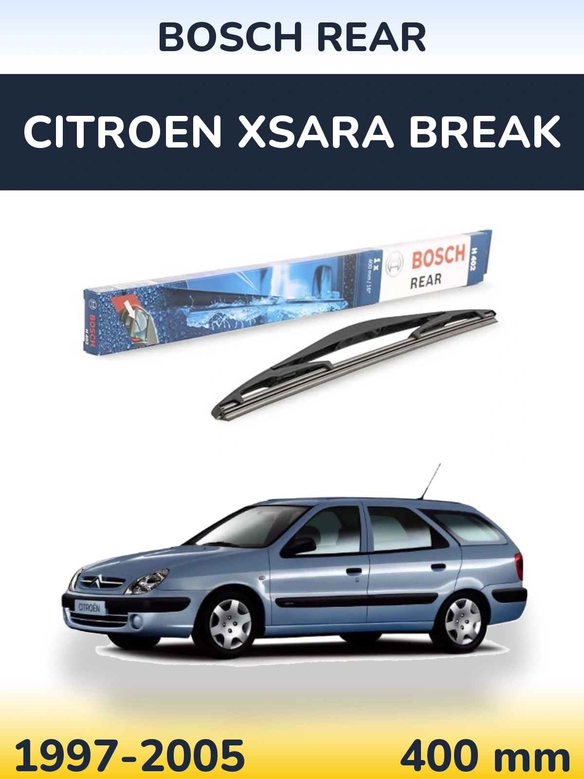 Ștergătoare BOSCH Rear pentru Citroen Xsara Break