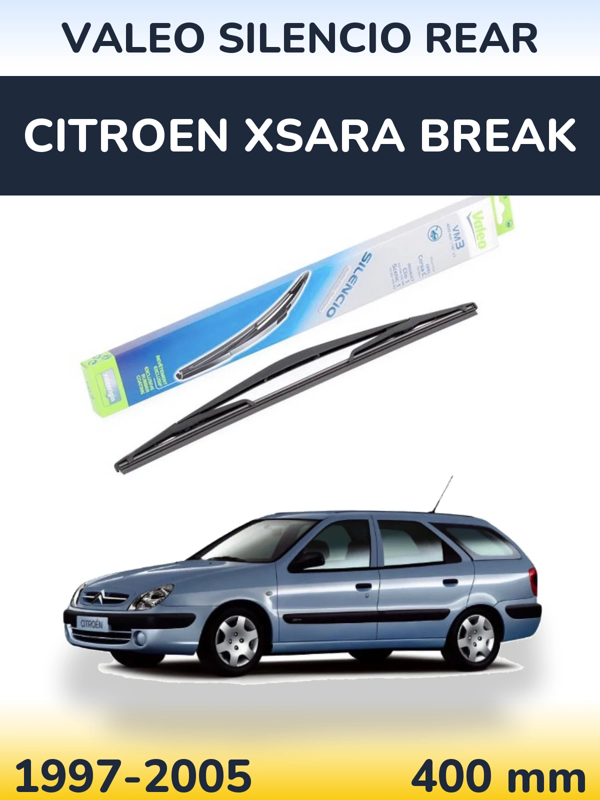 Ștergătoare Valeo Silencio Rear pentru Citroen Xsara Break
