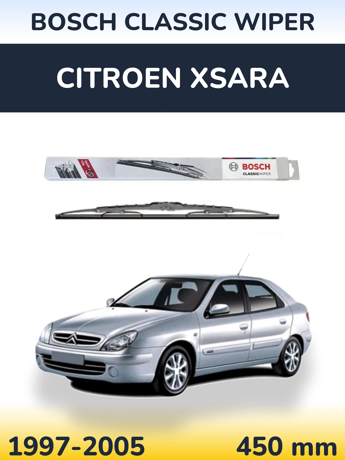 Ștergătoare BOSCH Classic Wiper pentru Citroen Xsara