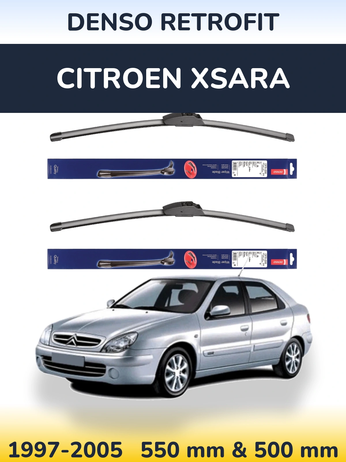 Ștergătoare Denso Retrofit pentru Citroen Xsara