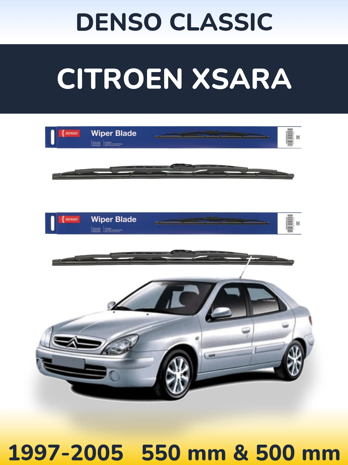 Ștergătoare Denso Classic pentru Citroen Xsara