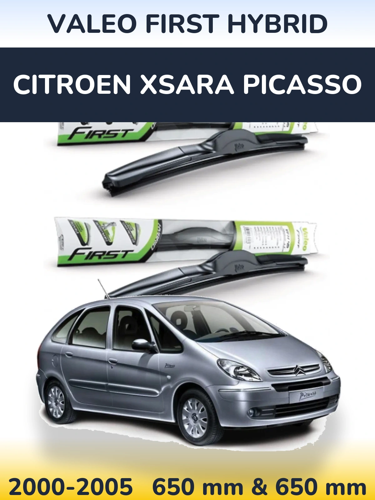 Ștergătoare Valeo First Hybrid pentru Citroen Xsara Picasso
