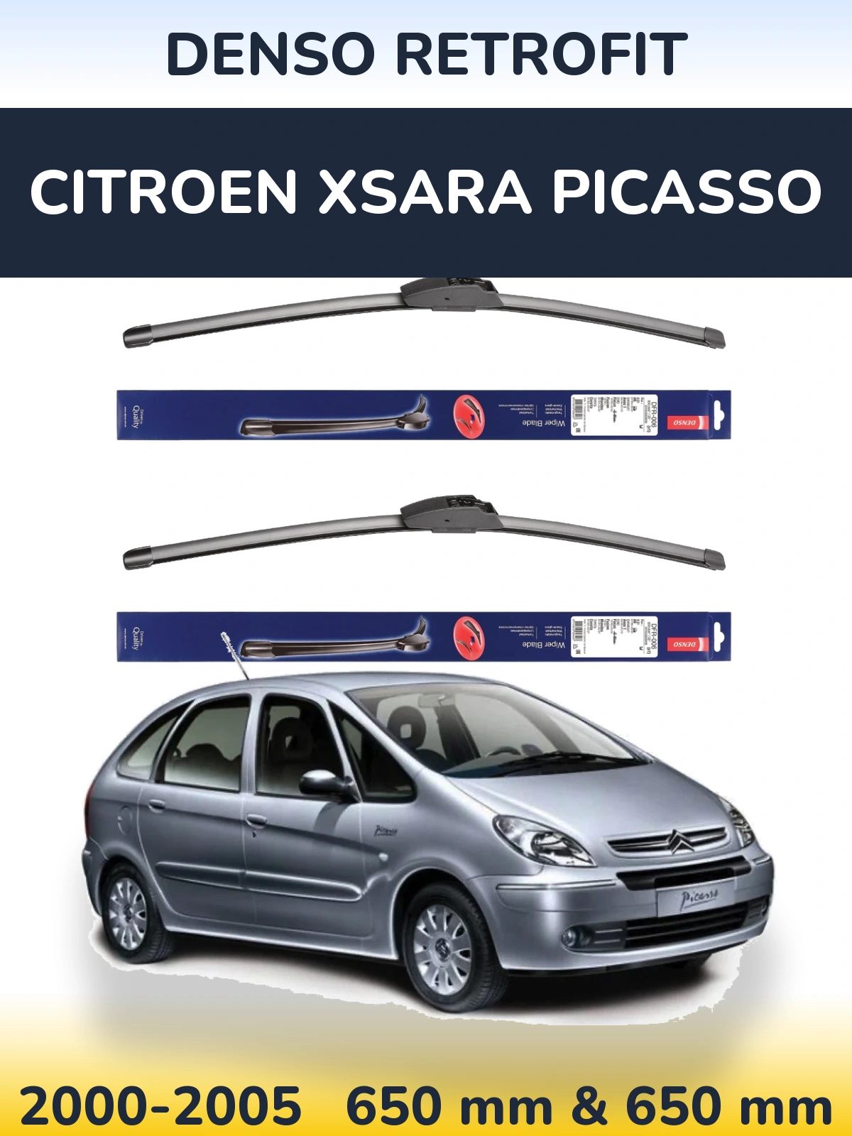 Ștergătoare Denso Retrofit pentru Citroen Xsara Picasso