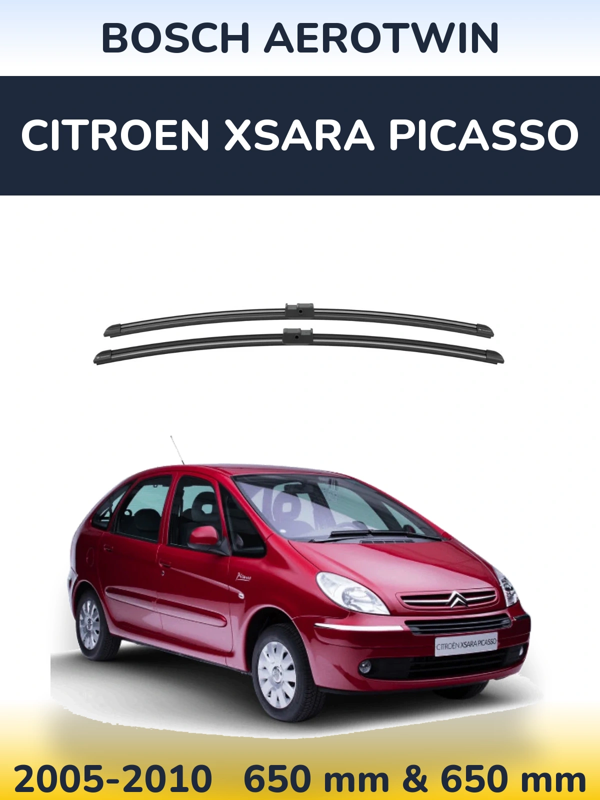 Ștergătoare BOSCH AeroTwin pentru Citroen Xsara Picasso