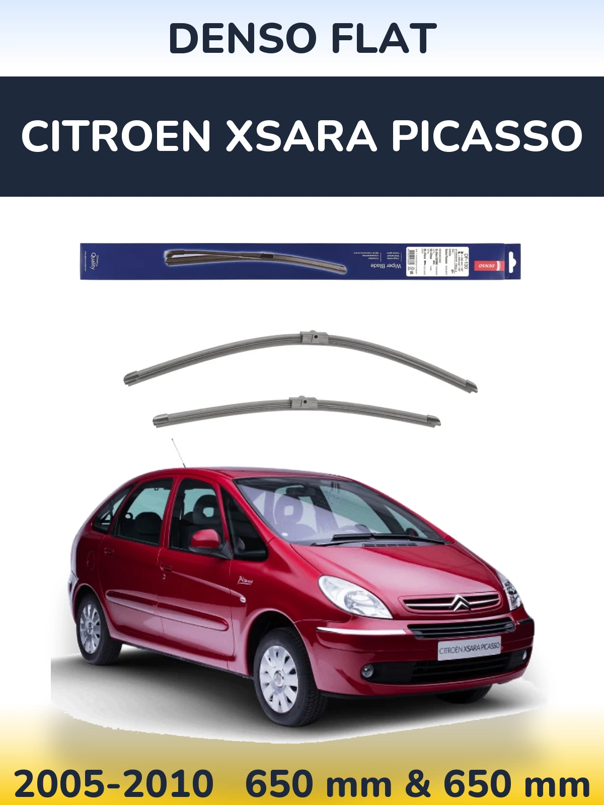 Ștergătoare Denso Flat pentru Citroen Xsara Picasso