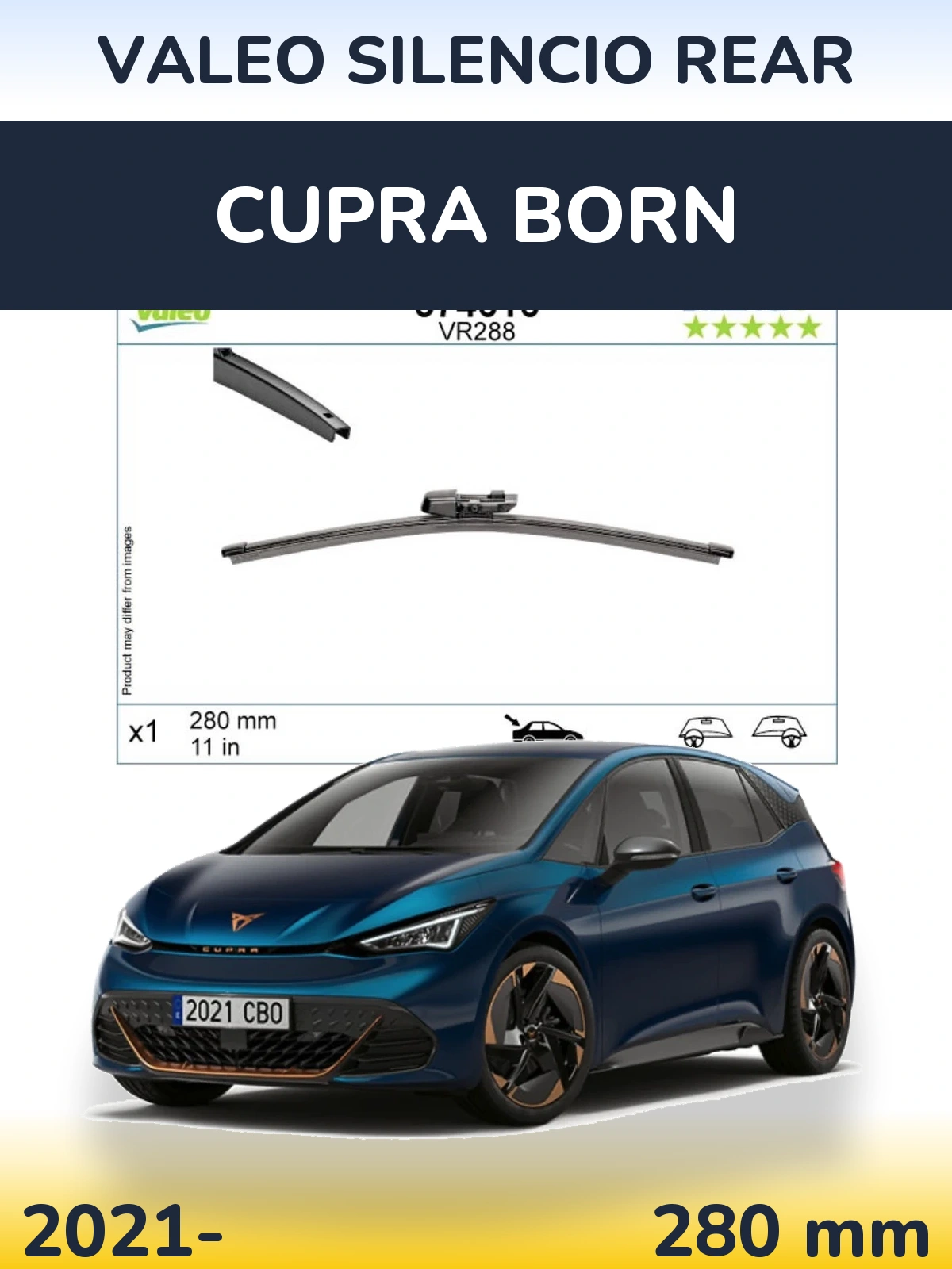 Ștergătoare Valeo Silencio Rear pentru Cupra Born