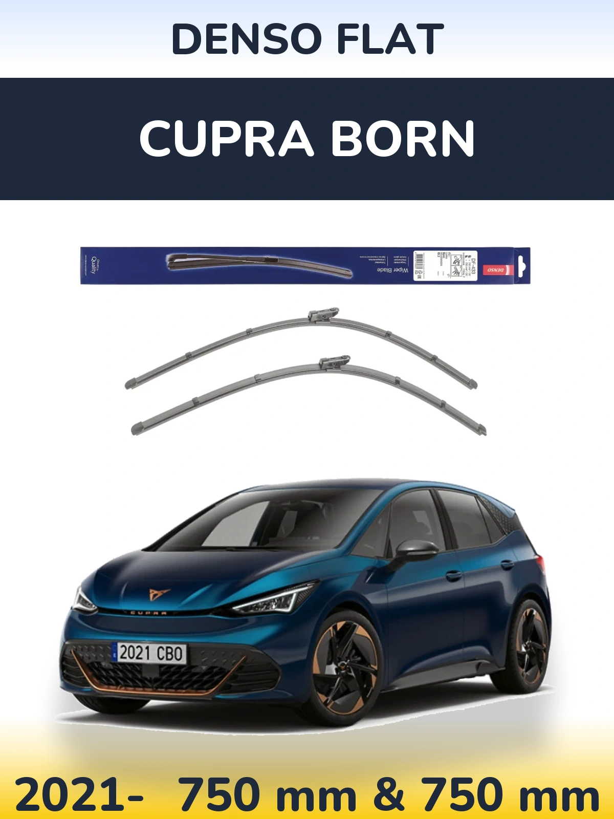 Ștergătoare Denso Flat pentru Cupra Born