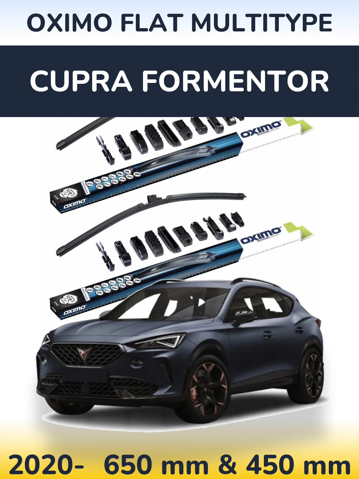 Ștergătoare Oximo Flat MultiTipe pentru Cupra Formentor
