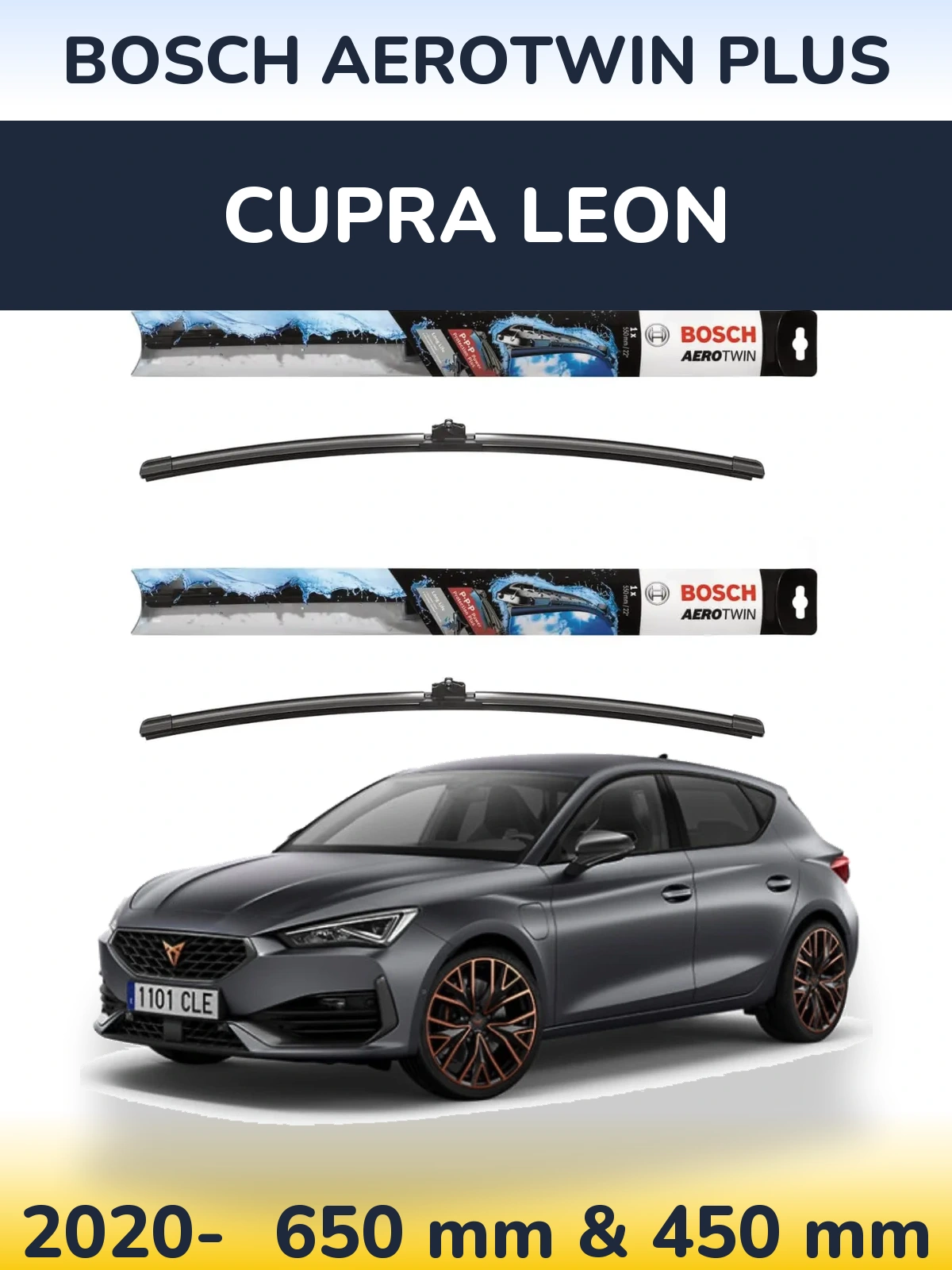Ștergătoare BOSCH AeroTwin Plus pentru Cupra Leon