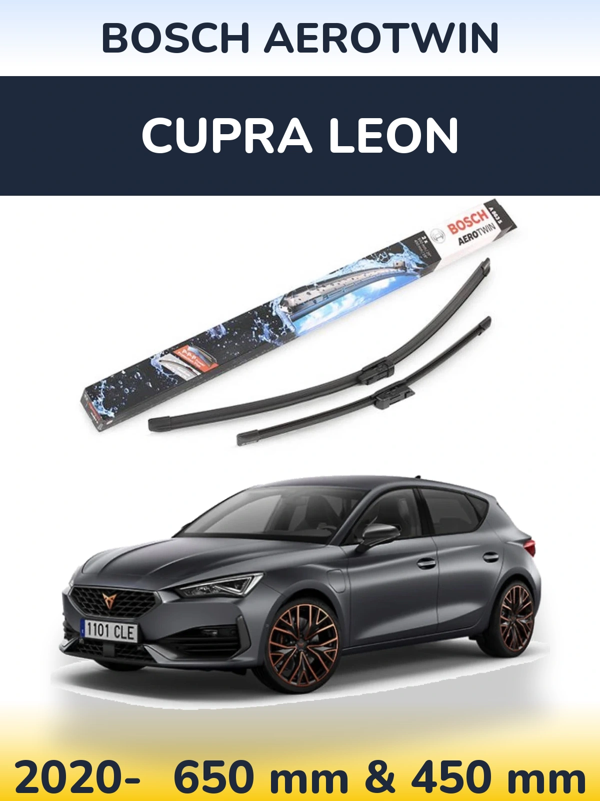 Ștergătoare BOSCH AeroTwin pentru Cupra Leon
