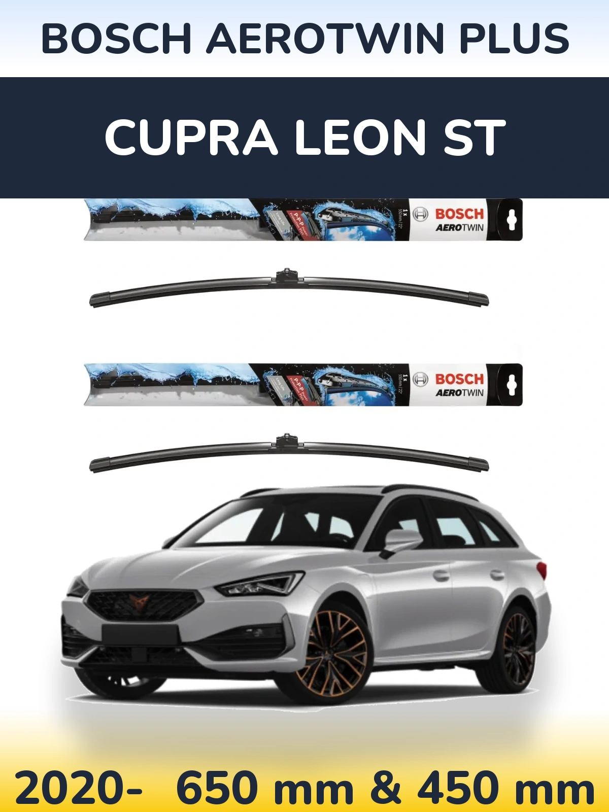 Ștergătoare BOSCH AeroTwin Plus pentru Cupra Leon ST