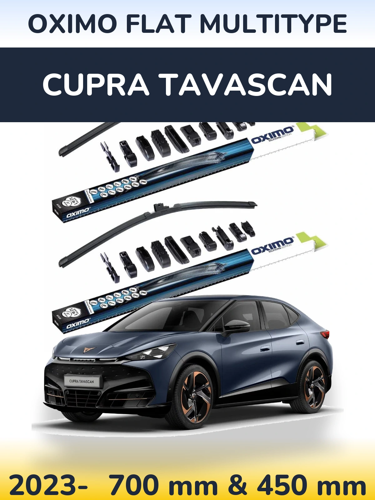 Ștergătoare Oximo Flat MultiTipe pentru Cupra Tavascan