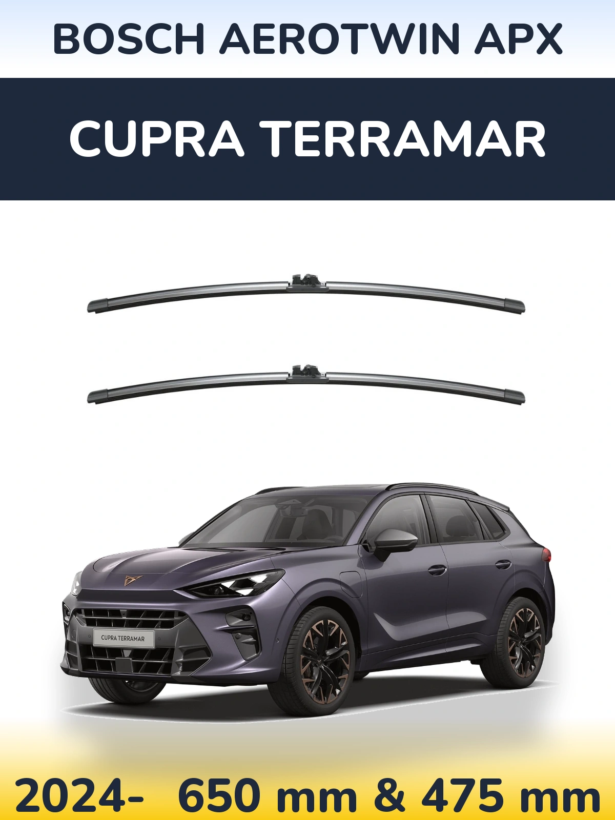 Ștergătoare BOSCH AeroTwin APX pentru Cupra Terramar