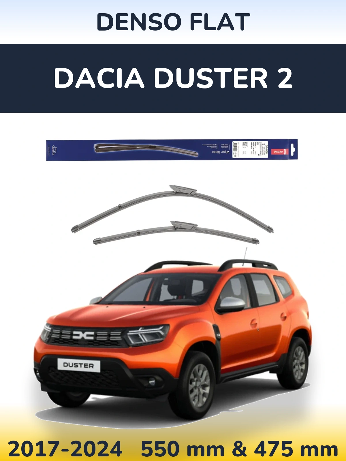 Ștergătoare Denso Flat pentru Dacia Duster 2