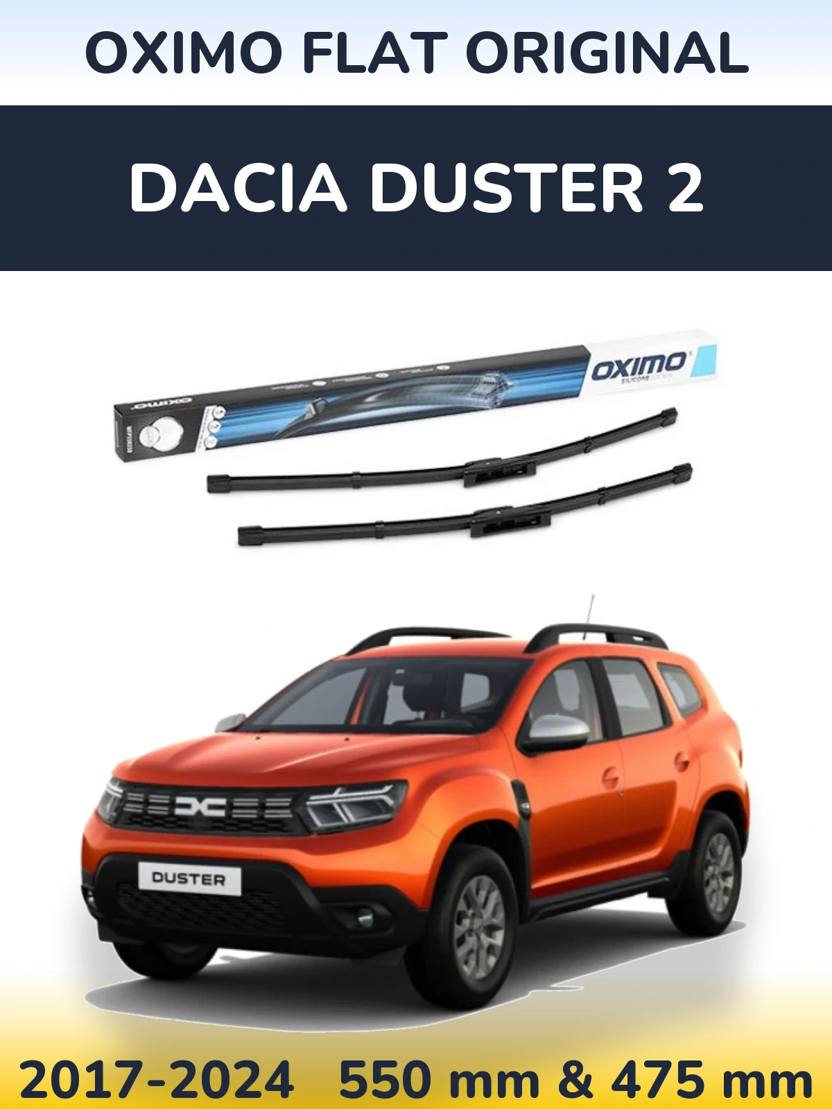Ștergătoare Oximo Flat Original pentru Dacia Duster 2