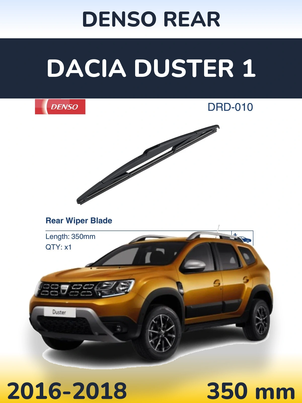 Ștergătoare Denso Rear pentru Dacia Duster 1
