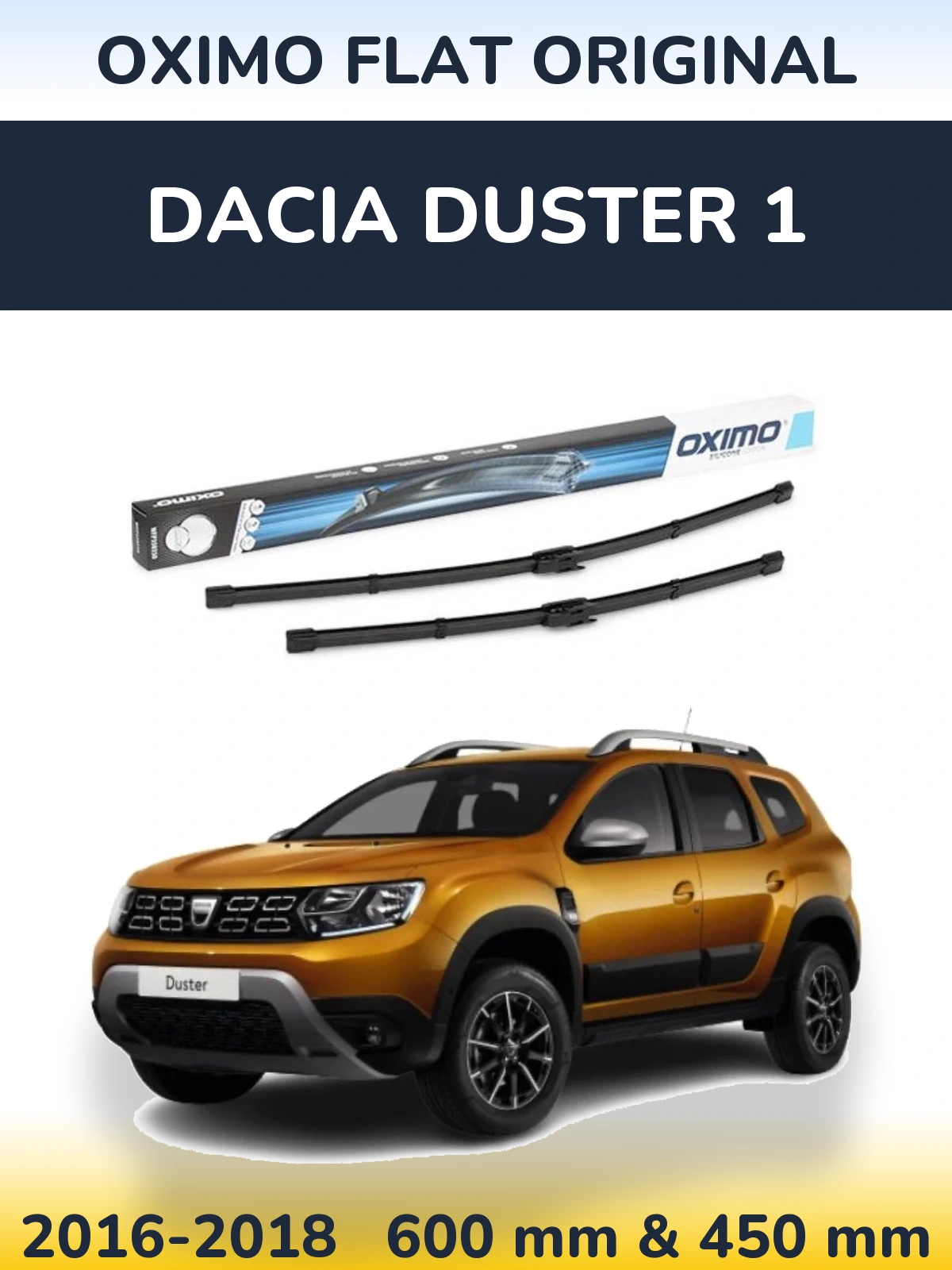 Ștergătoare Oximo Flat Original pentru Dacia Duster 1