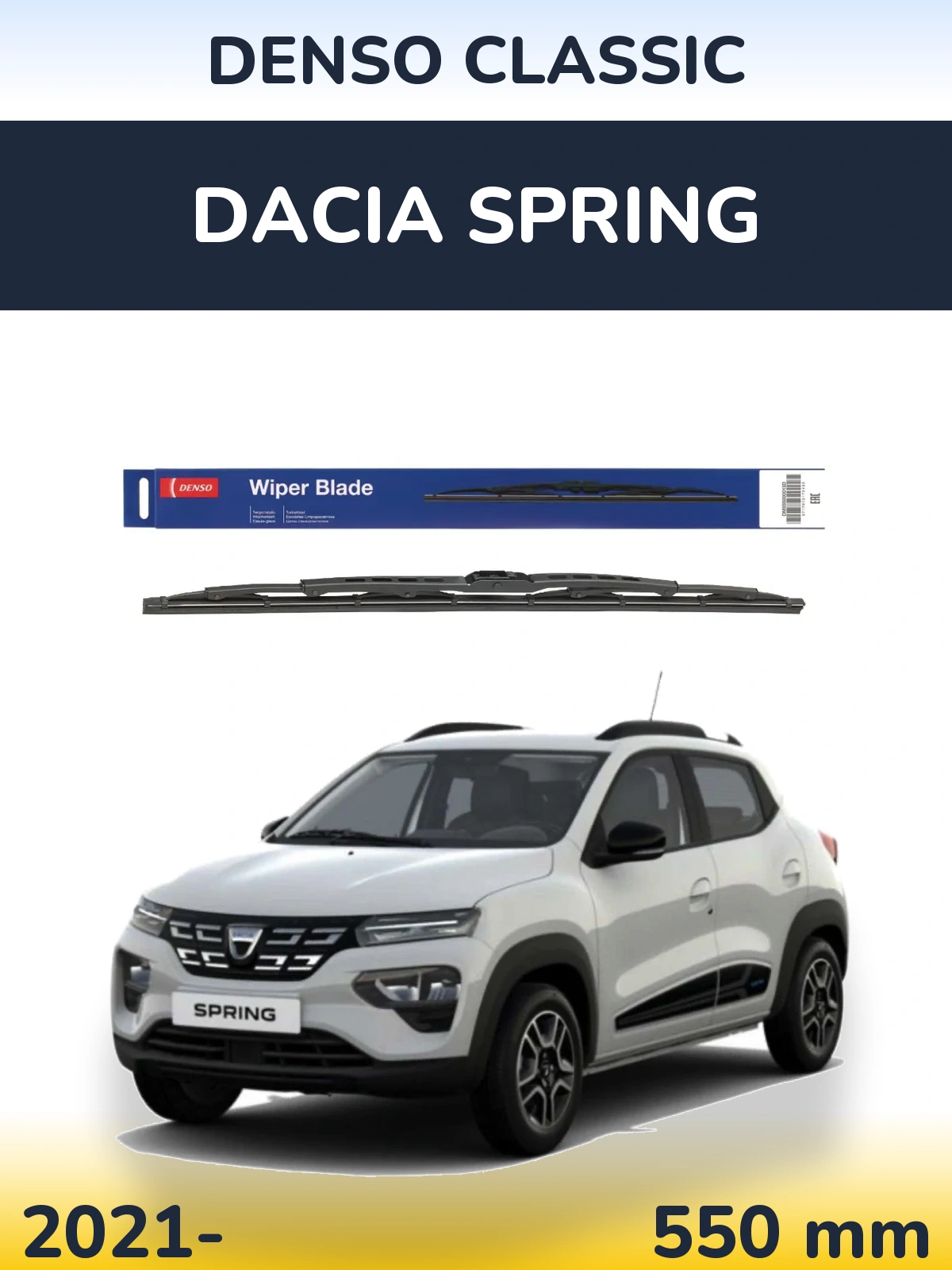 Ștergătoare Denso Classic pentru Dacia Spring