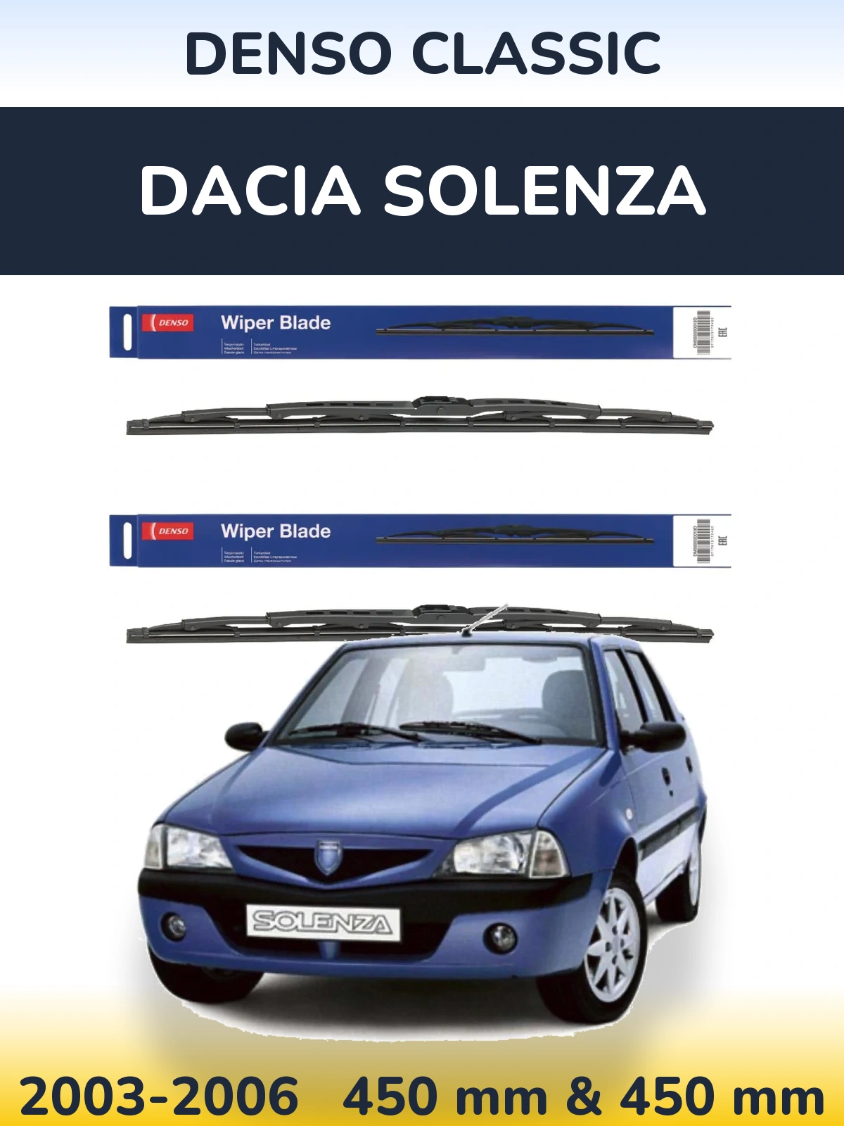 Ștergătoare Denso Classic pentru Dacia Solenza