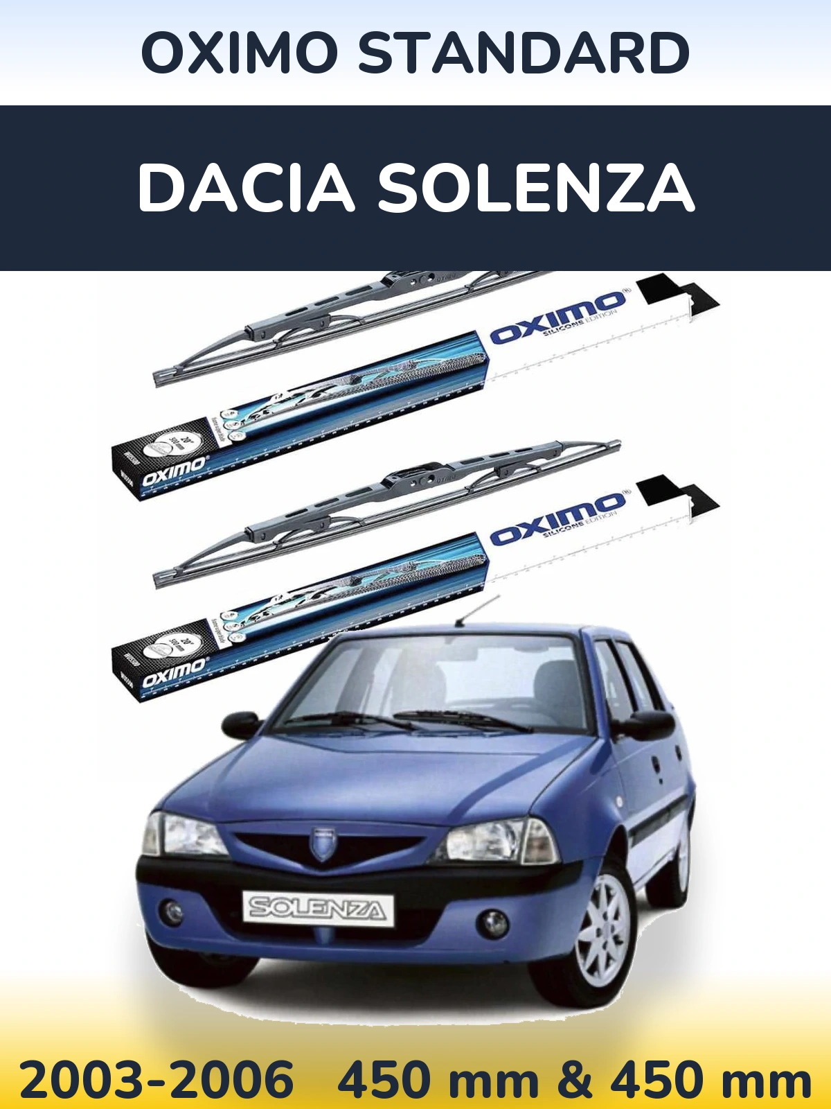 Ștergătoare Oximo Standard pentru Dacia Solenza