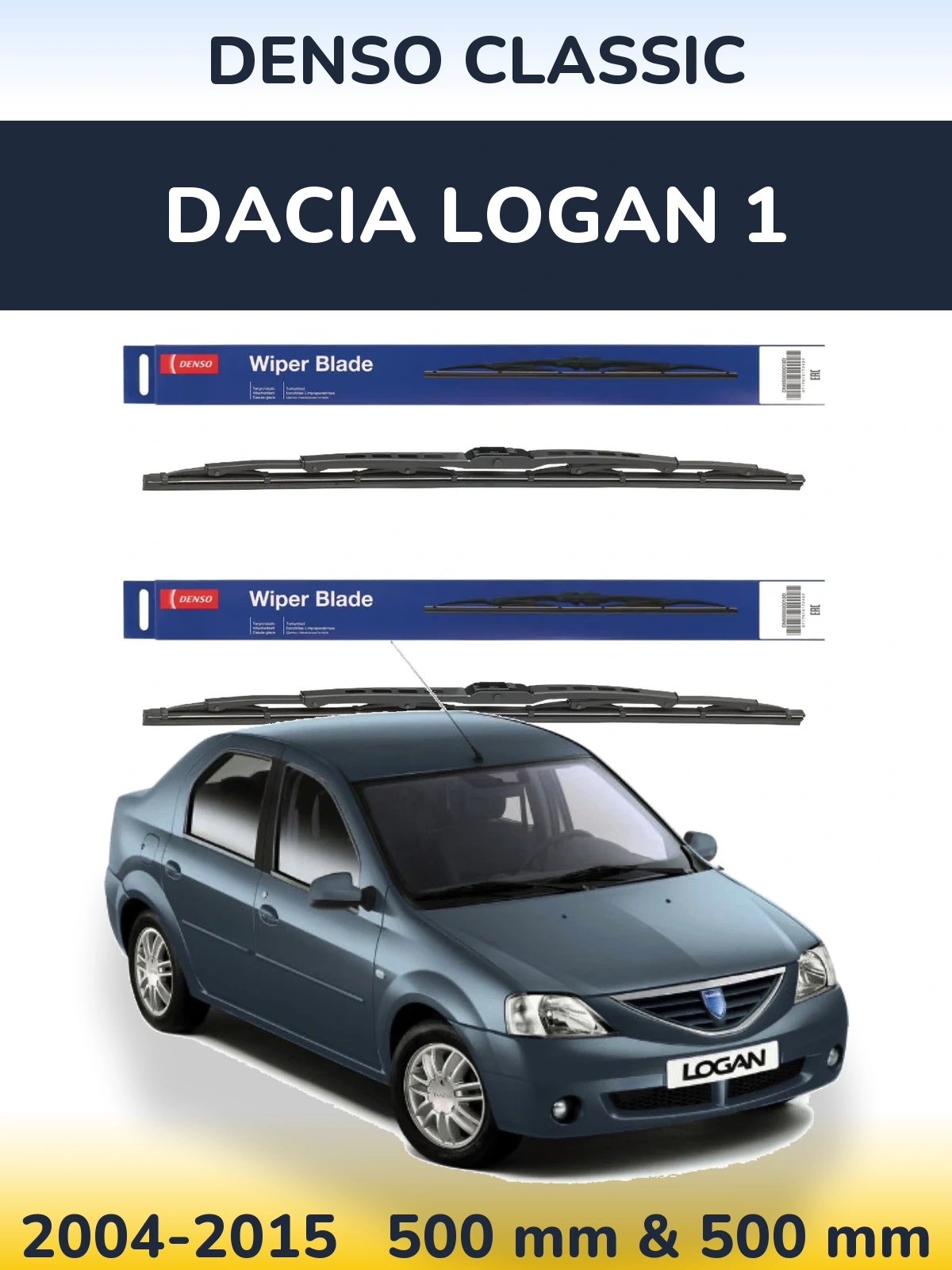 Ștergătoare Denso Classic pentru Dacia Logan 1