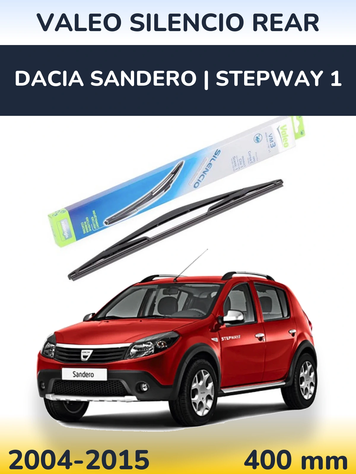 Ștergătoare Valeo Silencio Rear pentru Dacia Sandero | Stepway 1