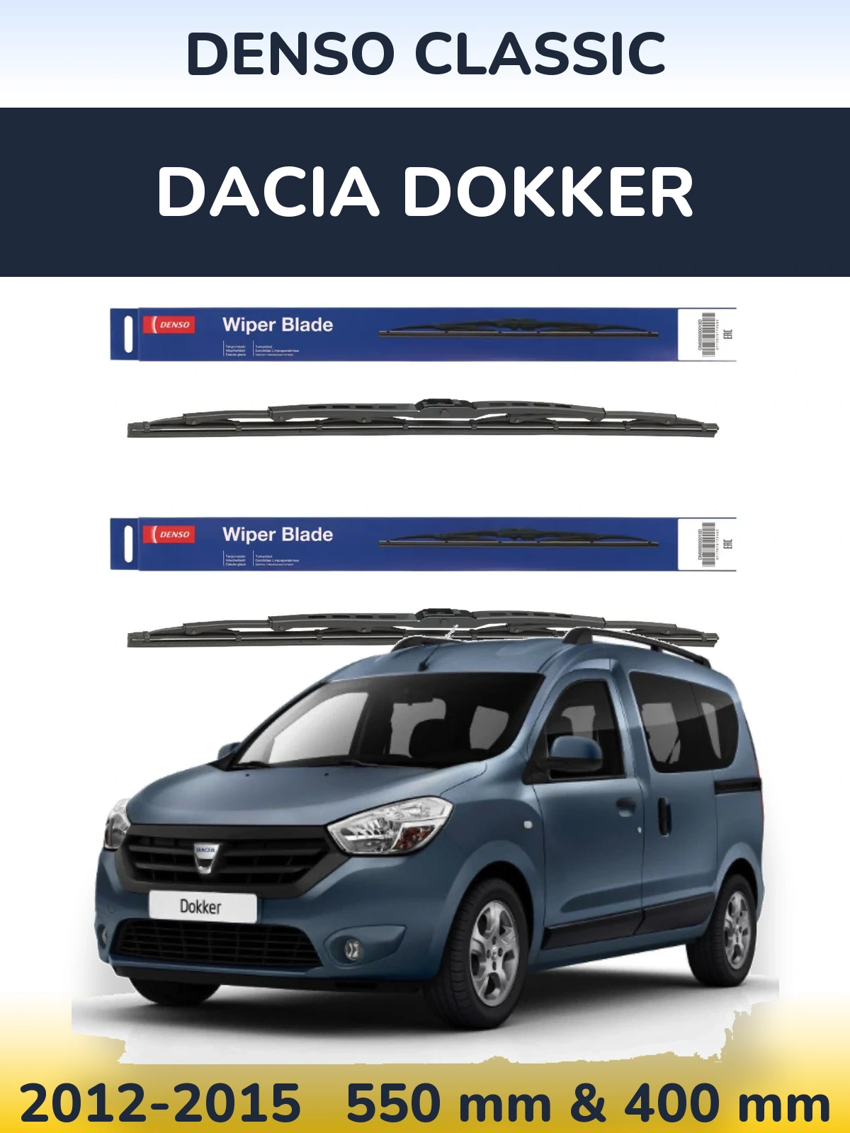 Ștergătoare Denso Classic pentru Dacia Dokker