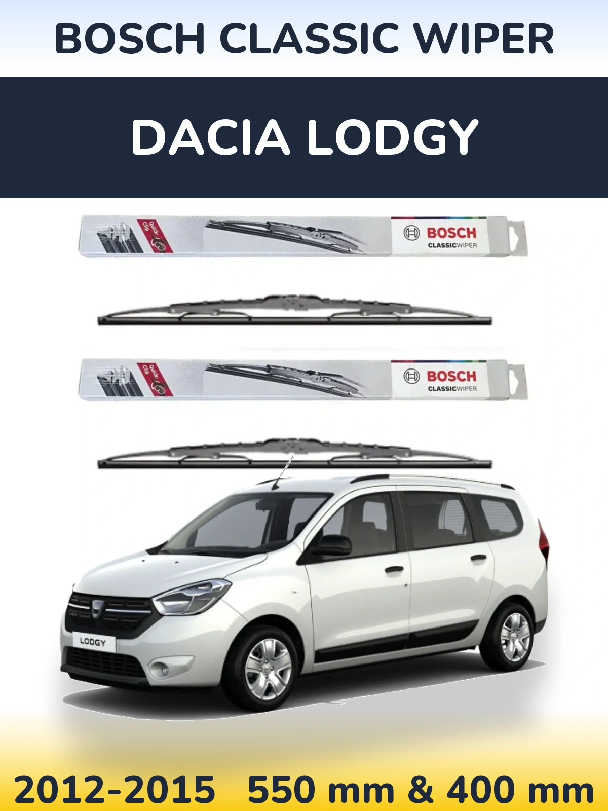 Ștergătoare BOSCH Classic Wiper pentru Dacia Lodgy