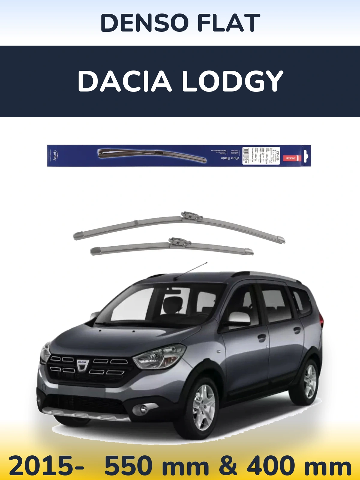 Ștergătoare Denso Flat pentru Dacia Lodgy