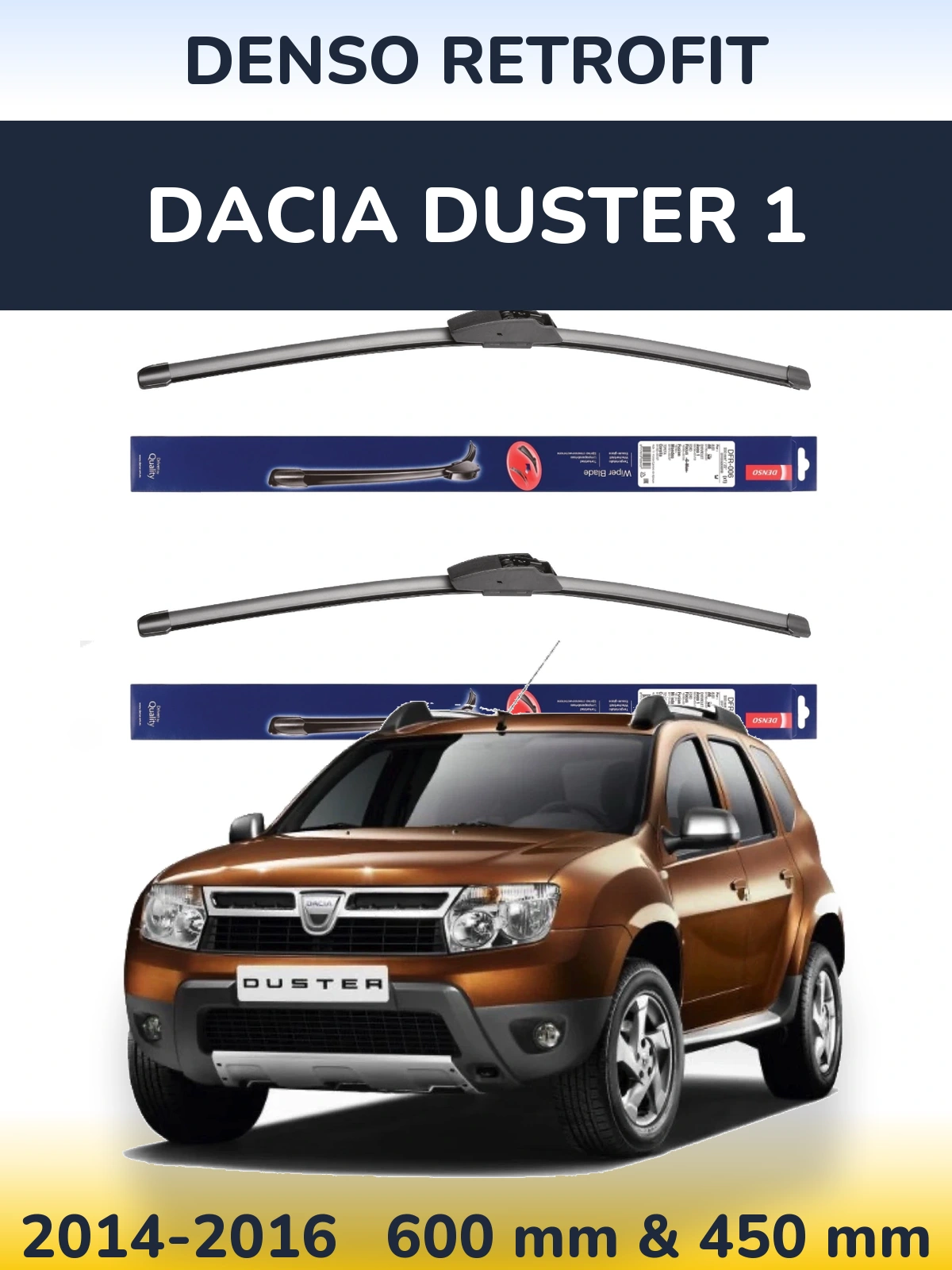 Ștergătoare Denso Retrofit pentru Dacia Duster 1