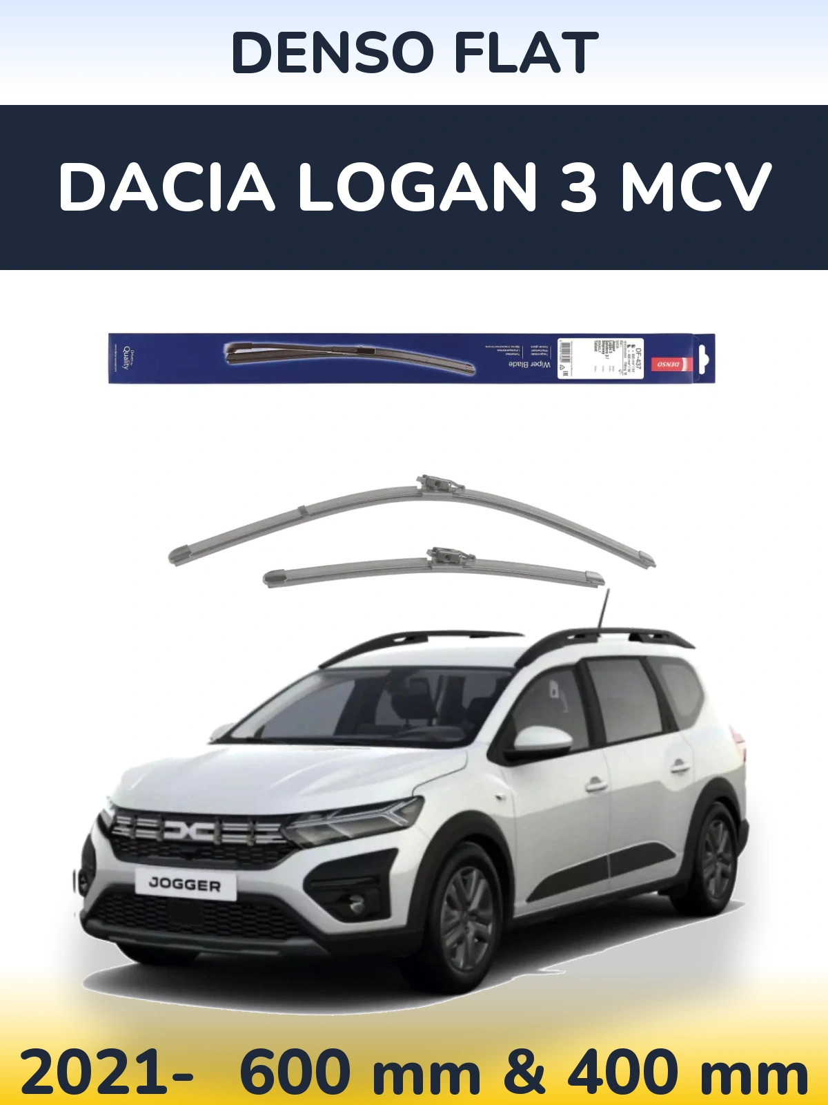 Ștergătoare Denso Flat pentru Dacia Logan 3 MCV