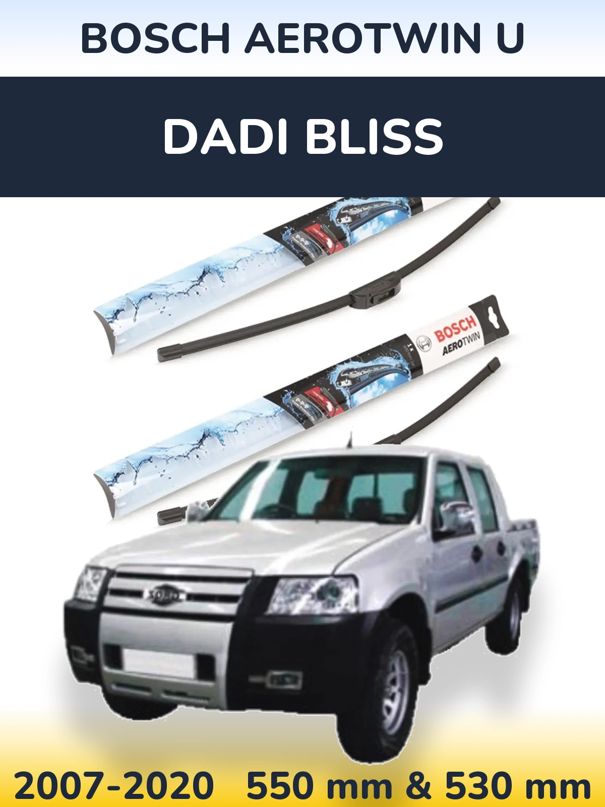 Ștergătoare BOSCH AeroTwin U pentru Dadi Bliss