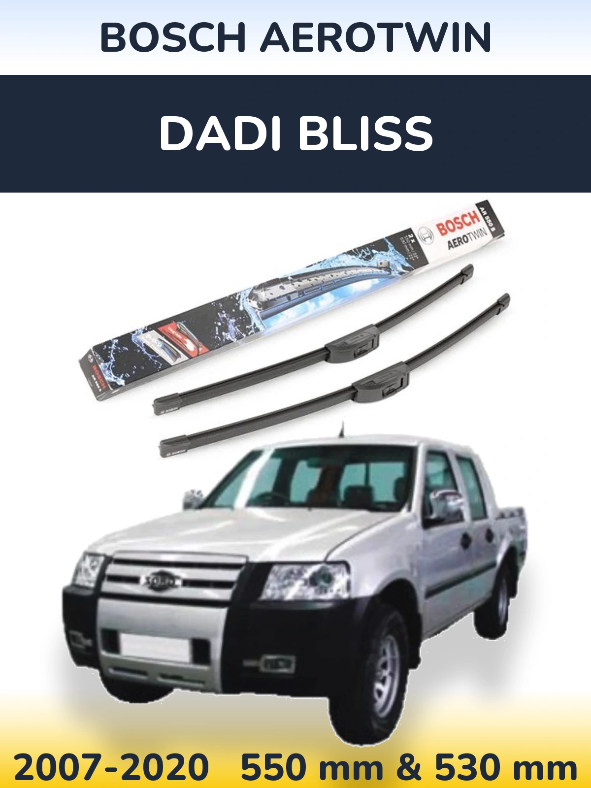 Ștergătoare BOSCH AeroTwin pentru Dadi Bliss