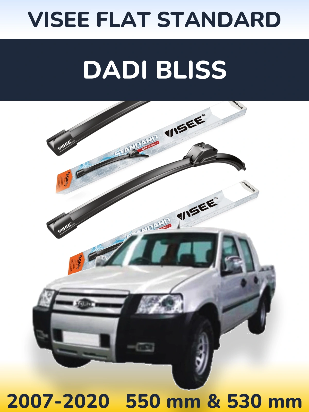 Ștergătoare VISEE FLAT STANDARD pentru Dadi Bliss