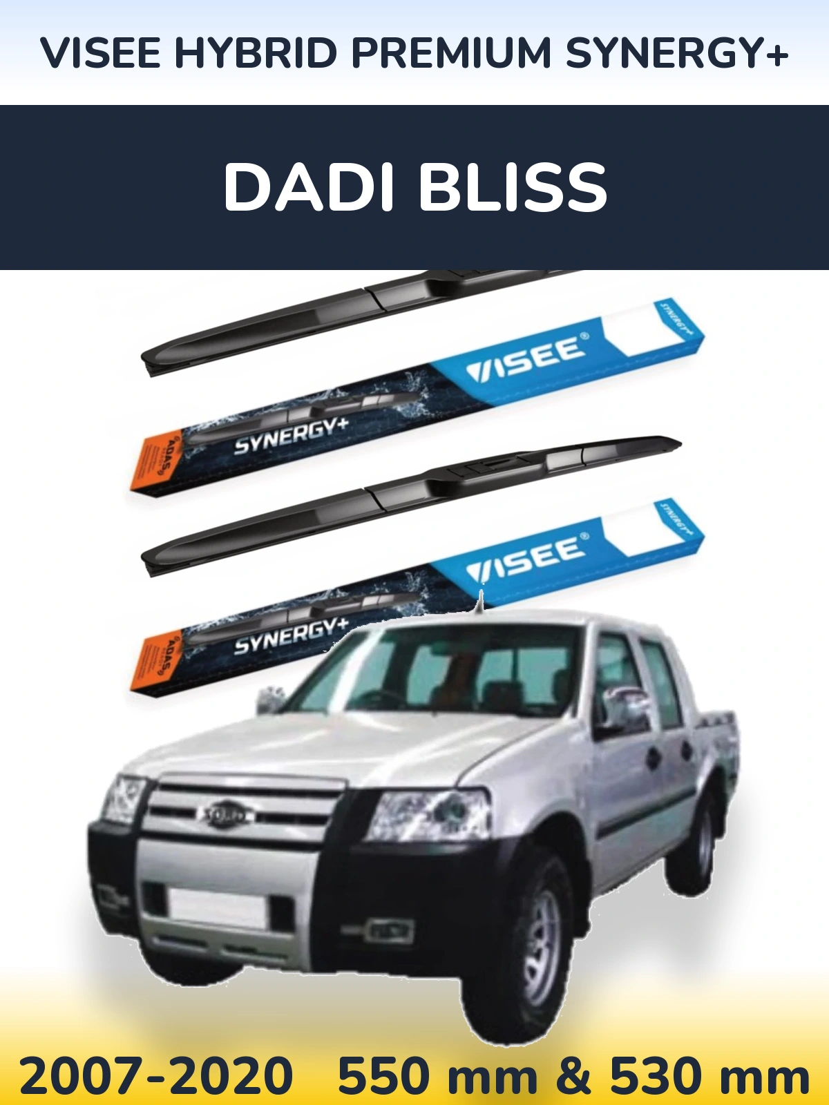 Ștergătoare VISEE HYBRID PREMIUM SYNERGY+ pentru Dadi Bliss