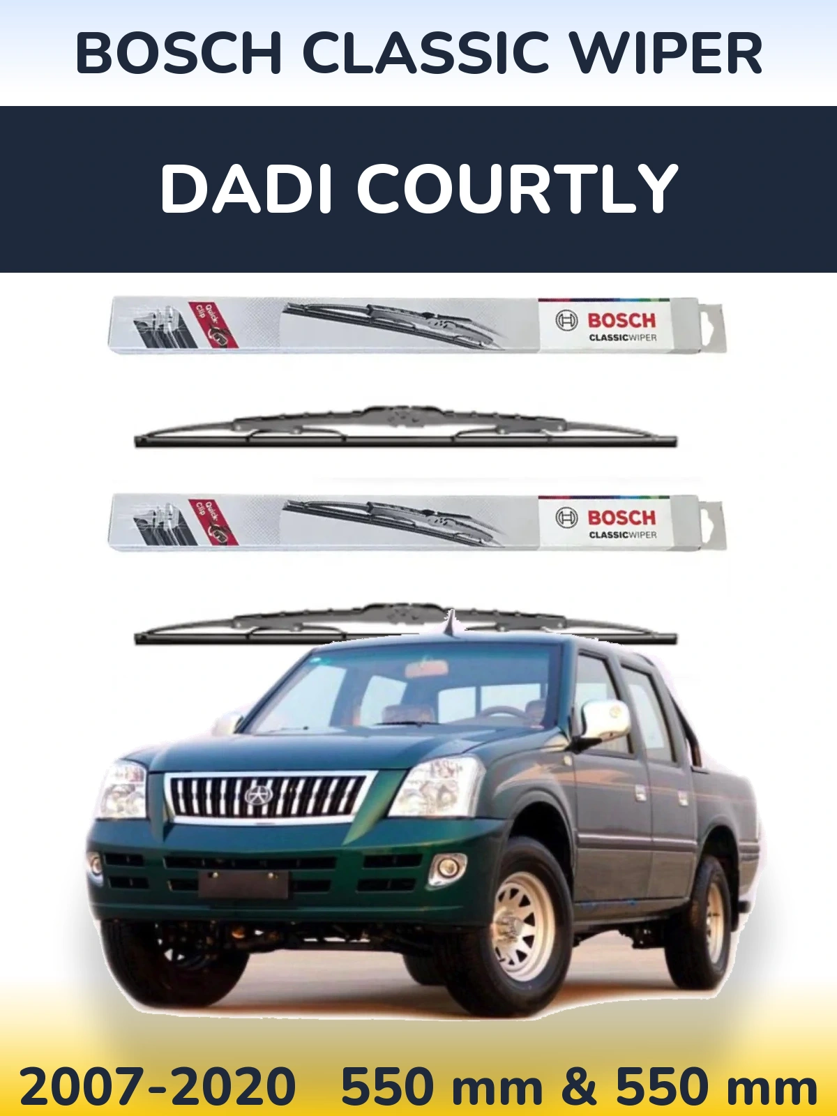 Ștergătoare BOSCH Classic Wiper pentru Dadi Courtly