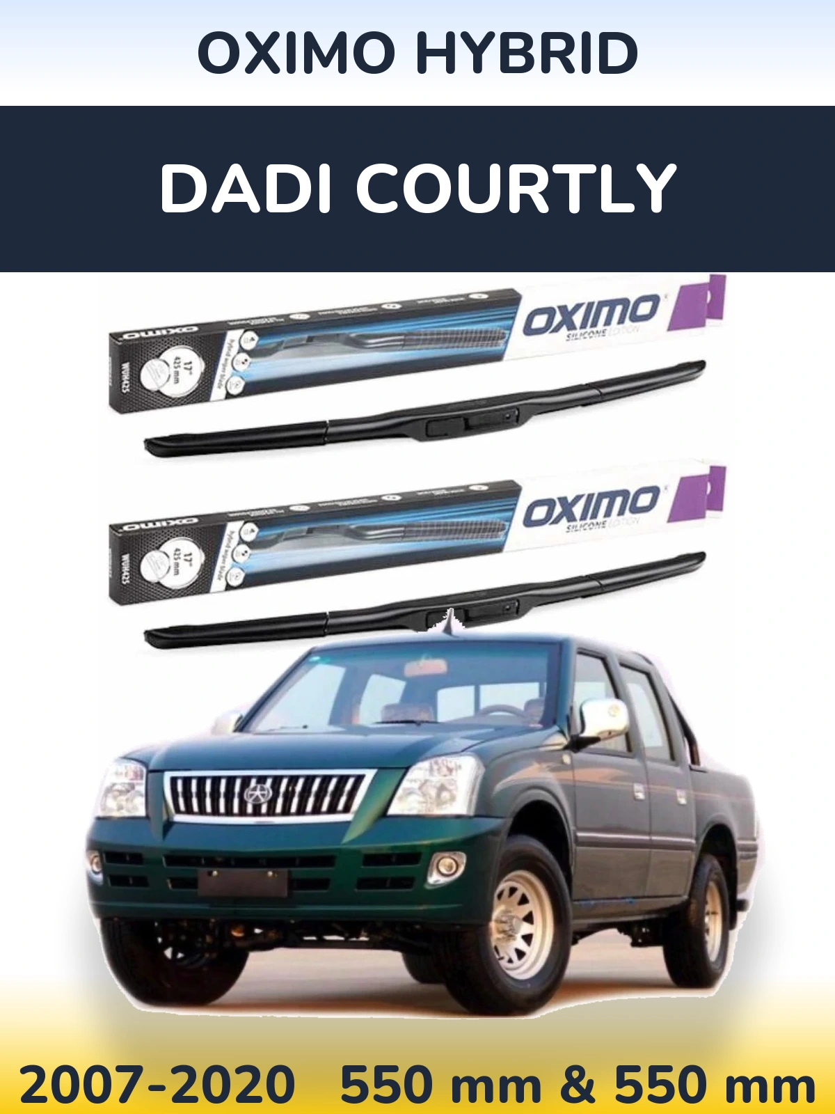 Ștergătoare Oximo Hybrid pentru Dadi Courtly