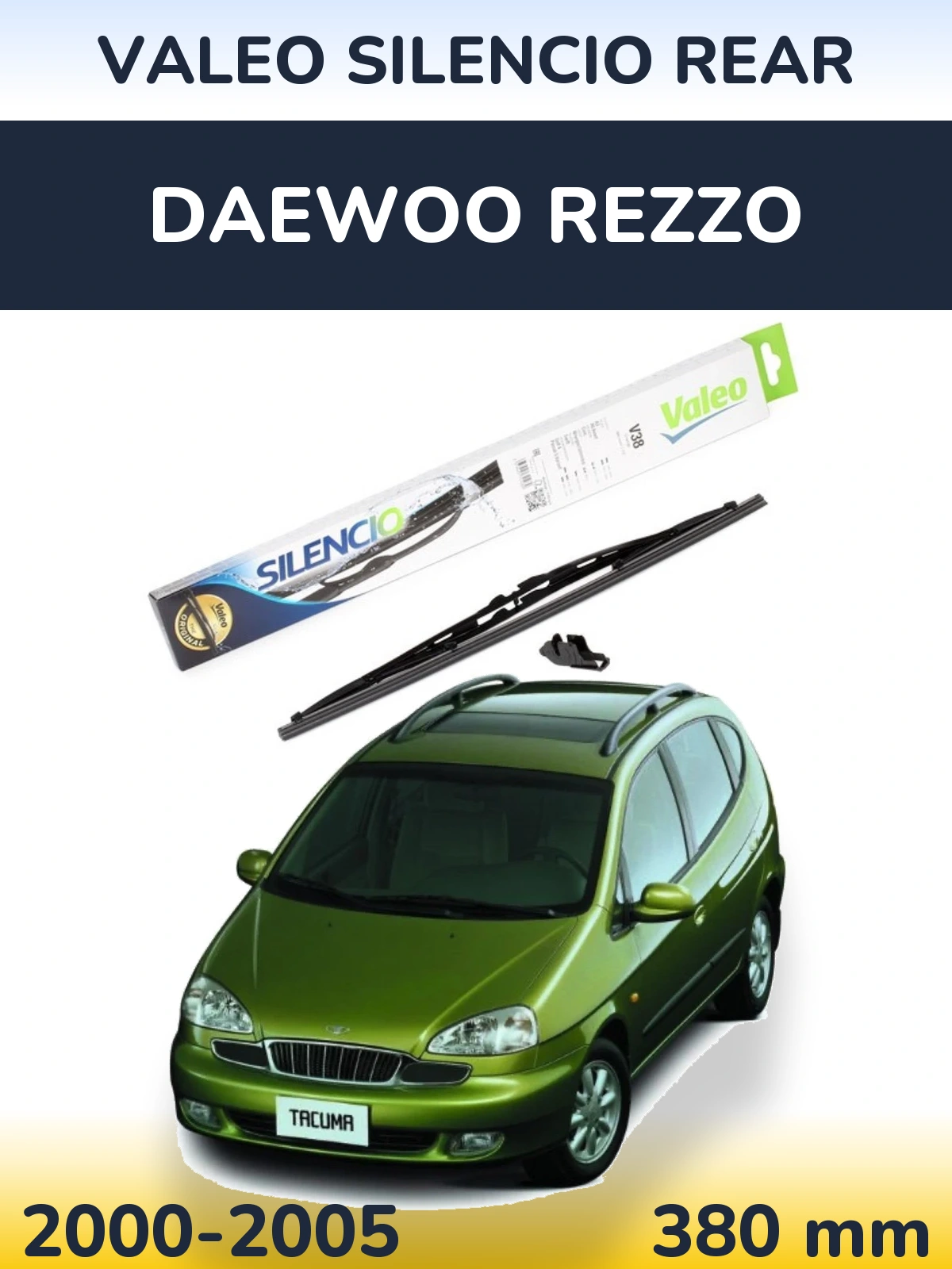 Ștergătoare Valeo Silencio Rear pentru Daewoo Rezzo