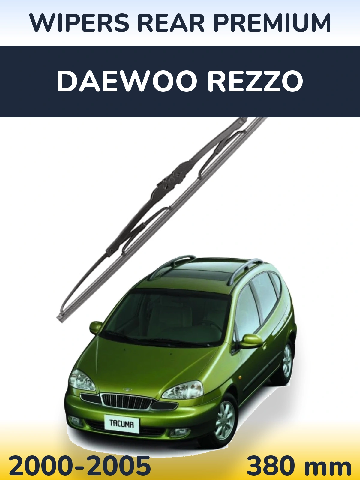 Ștergătoare WIPERS REAR PREMIUM pentru Daewoo Rezzo