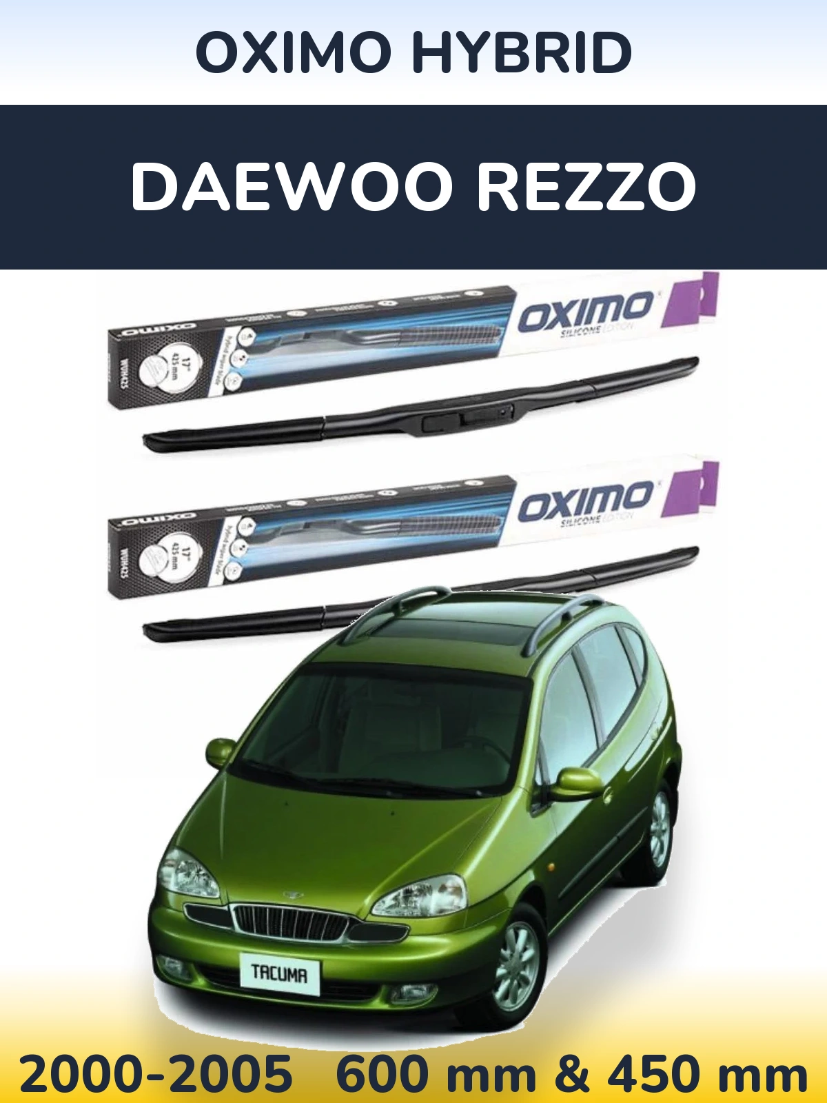 Ștergătoare Oximo Hybrid pentru Daewoo Rezzo
